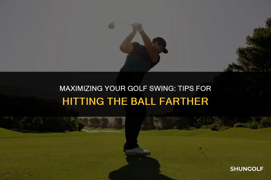 how to get more distance hitting a golf ball
