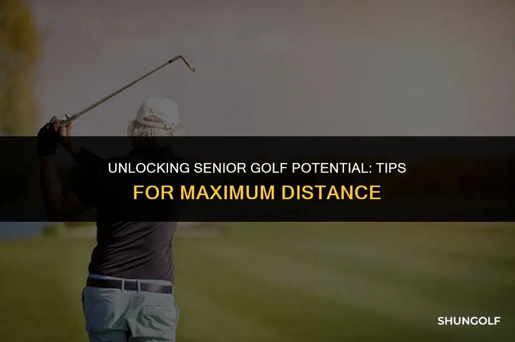 how to get more distance in golf for seniors