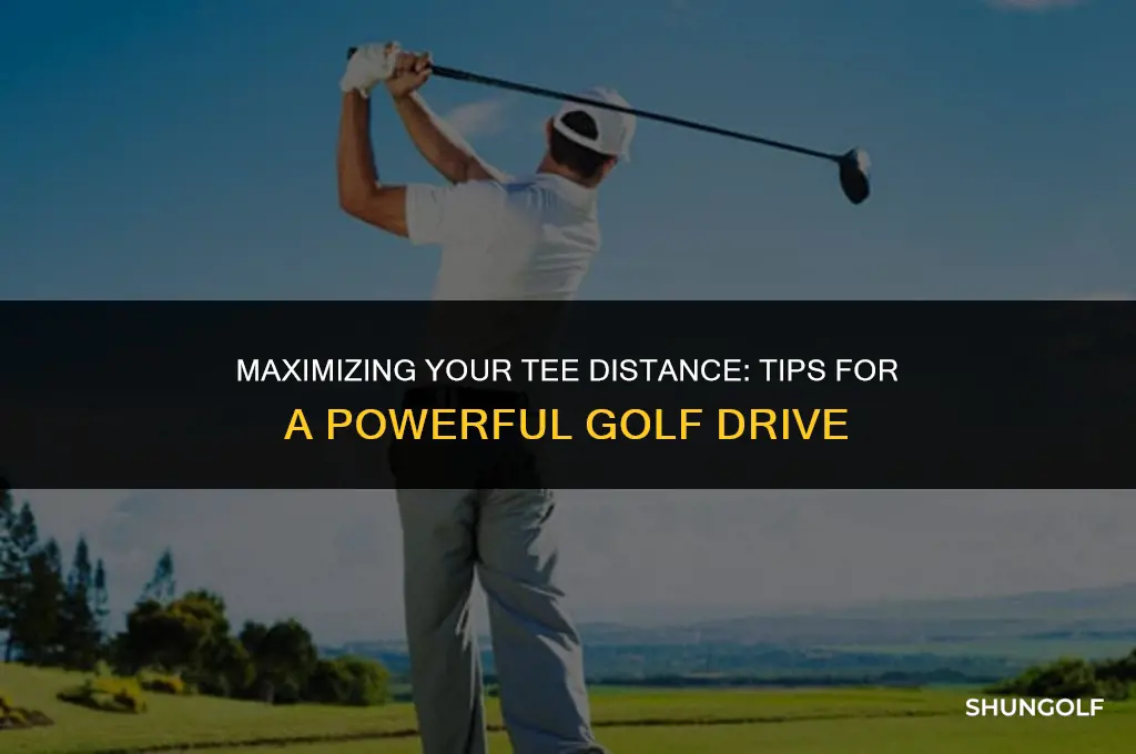 how to get more distance off the tee in golf