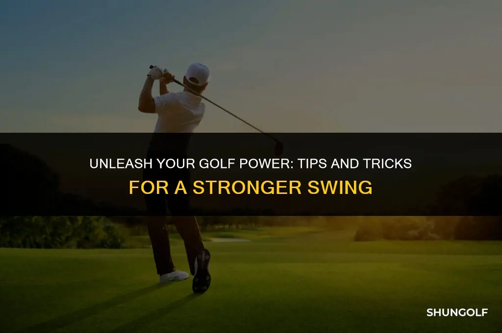 how to get more golf power