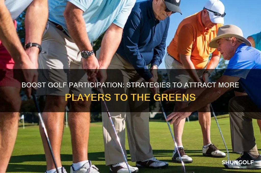 how to get more people to play golf