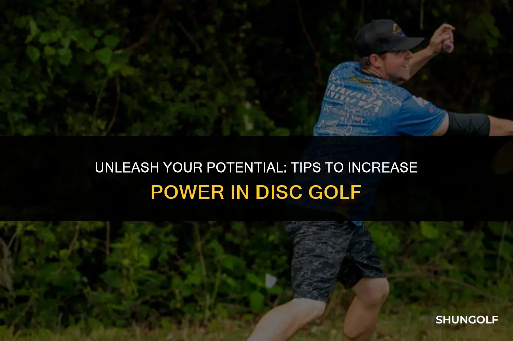 how to get more power disc golf