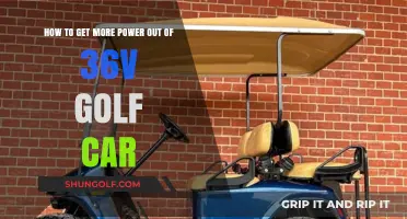Boosting Performance: Unleash More Power from Your 36V Golf Cart