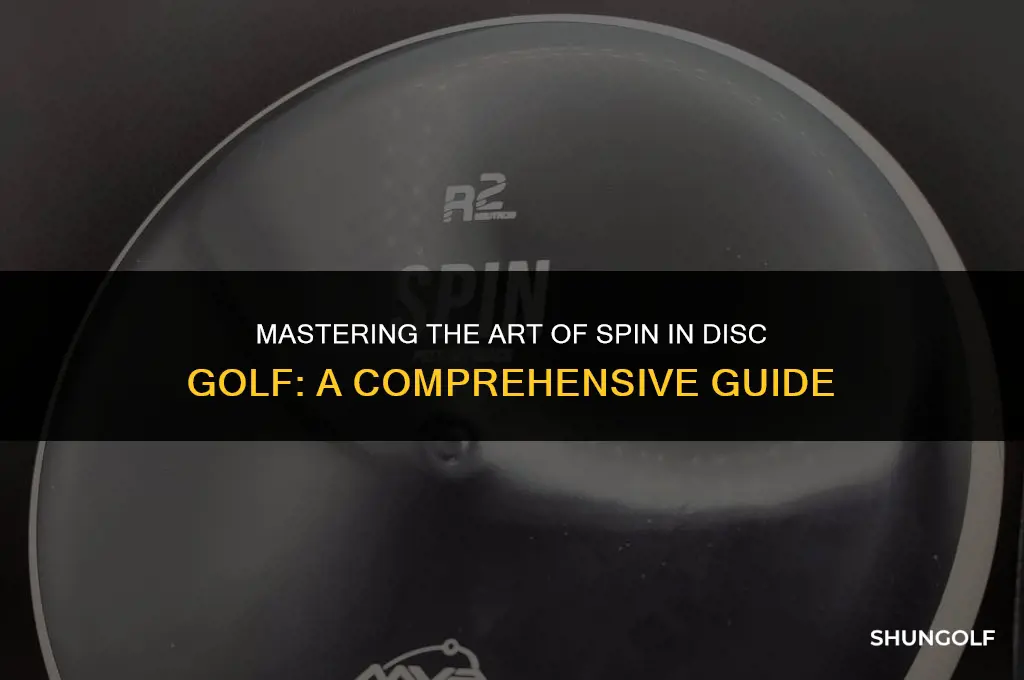 how to get more spin disc golf