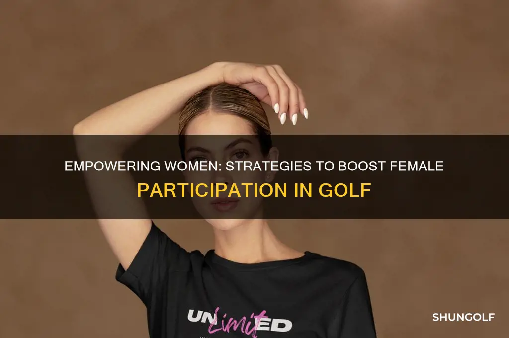 how to get more women to play golf