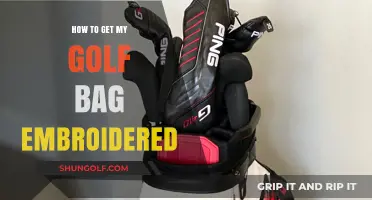 Personalize Your Golf Bag: A Guide to Custom Embroidery