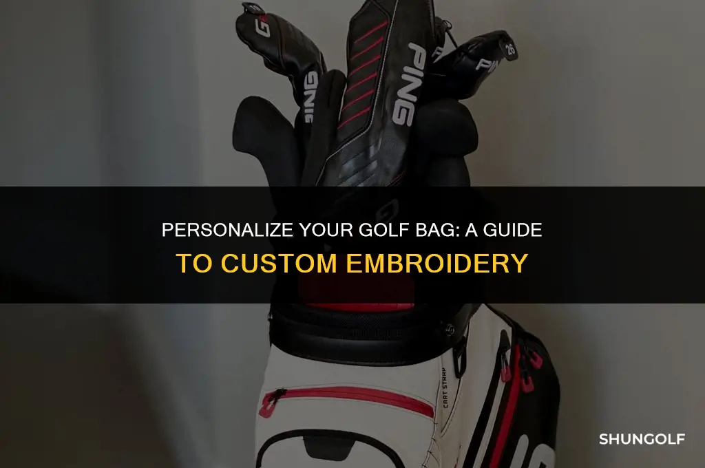 how to get my golf bag embroidered