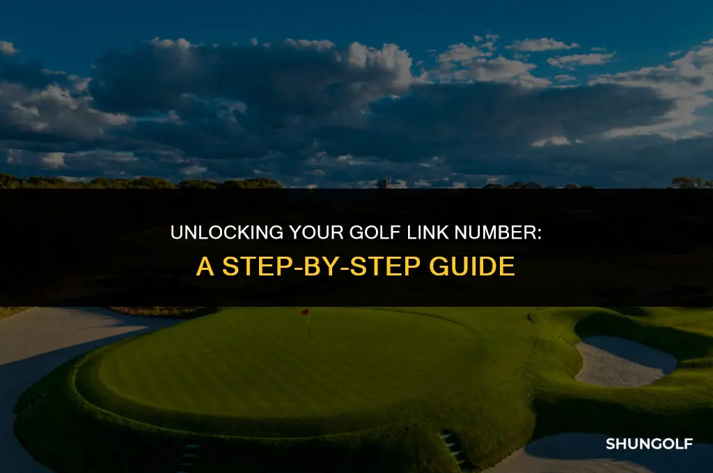how to get my golf link number
