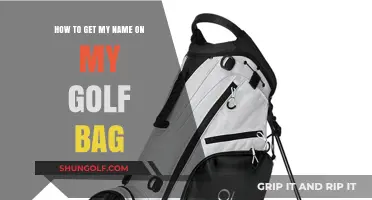 Personalizing Your Golf Bag: A Guide to Adding Your Name