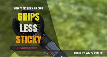 Revive Your Golf Club Grips: Quick Tips to Reduce Stickiness