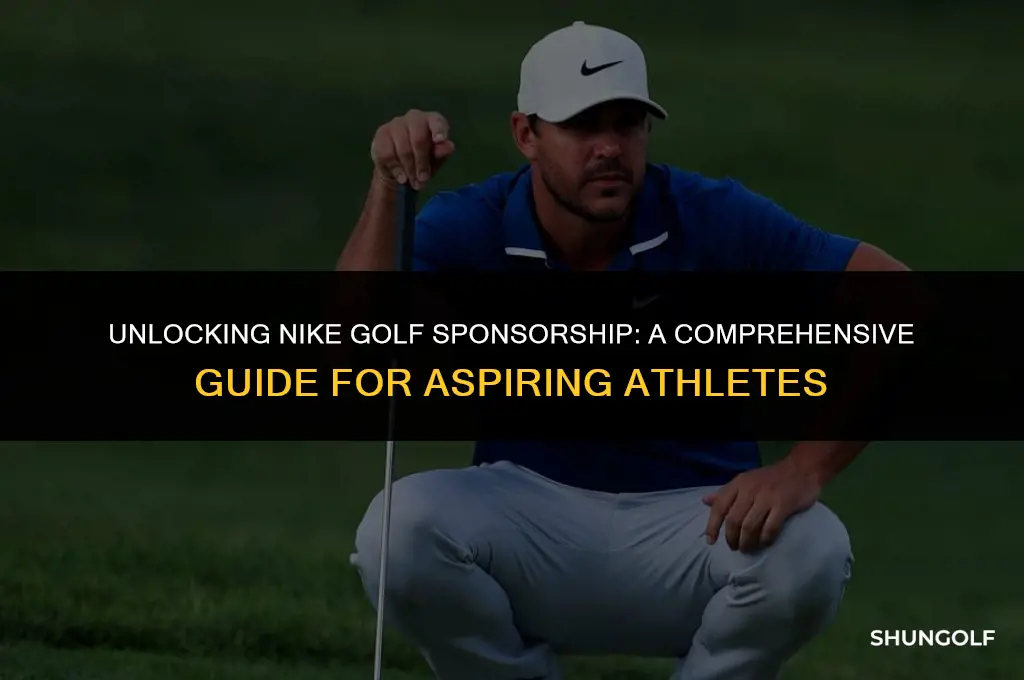 how to get nike golf sponsorship