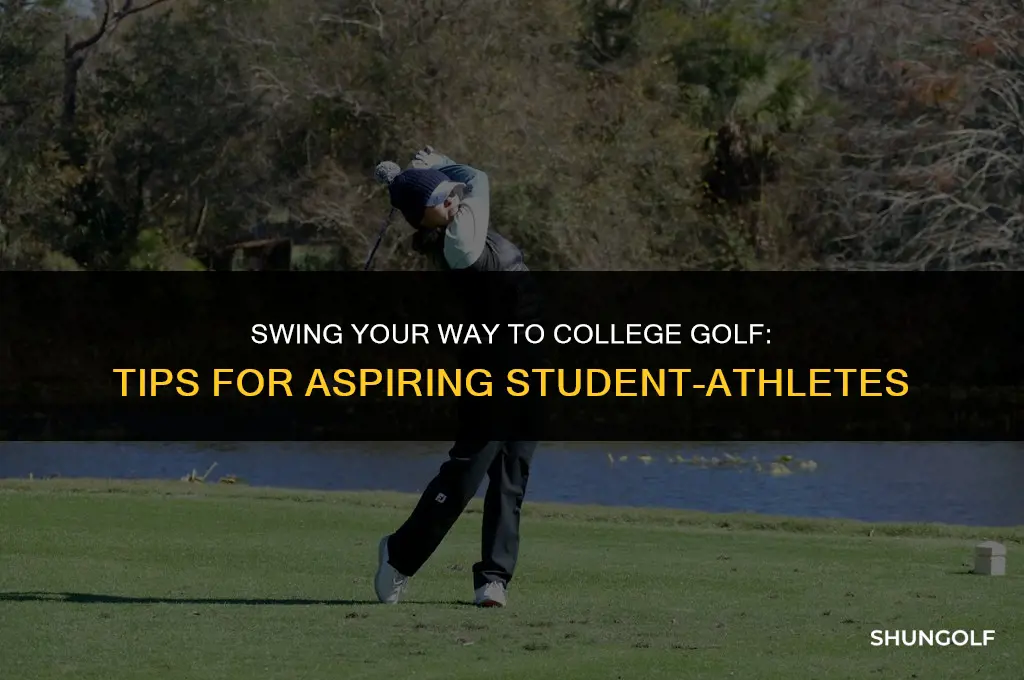 how to get noticed by colleges for golf
