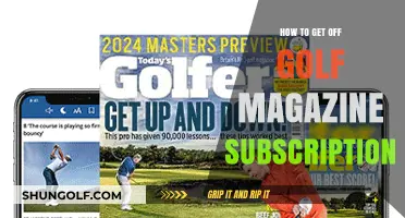 Unsubscribe from Golf Magazine: A Step-by-Step Guide