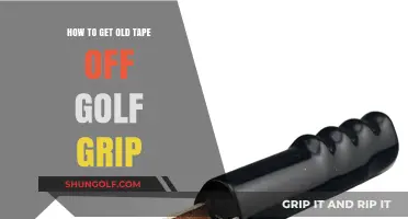 Revive Your Golf Grip: A Guide to Removing Old Tape