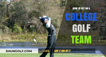 Ace Your College Golf Team Audition: Tips and Tricks