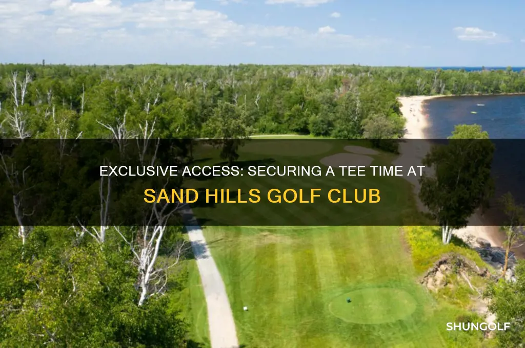 how to get on sand hills golf club
