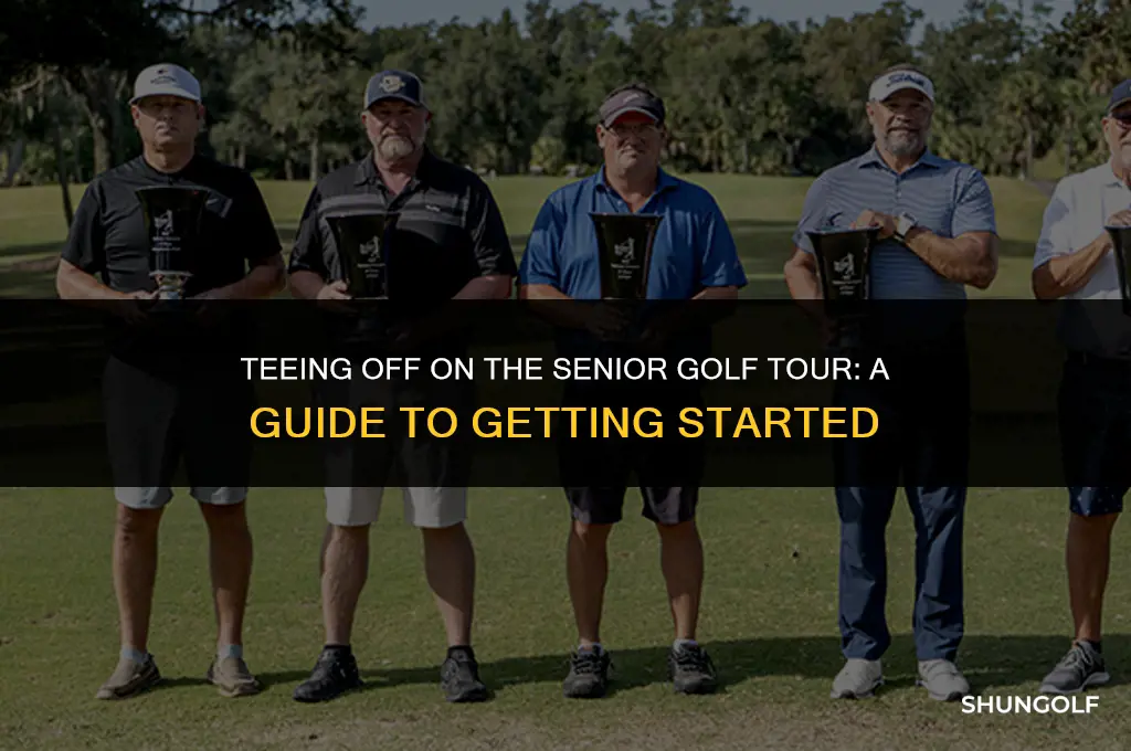 how to get on senior golf tour