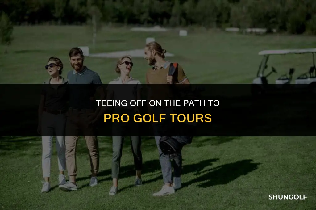 how to get on small golf tours