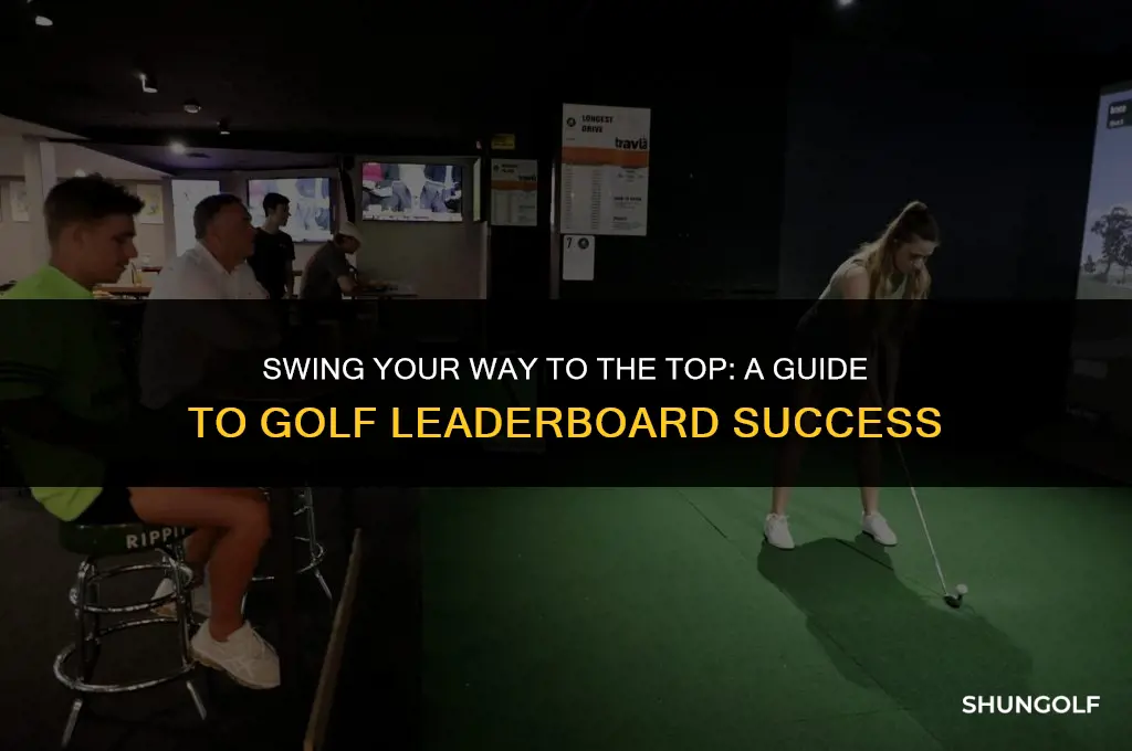 how to get on the golf it leader board