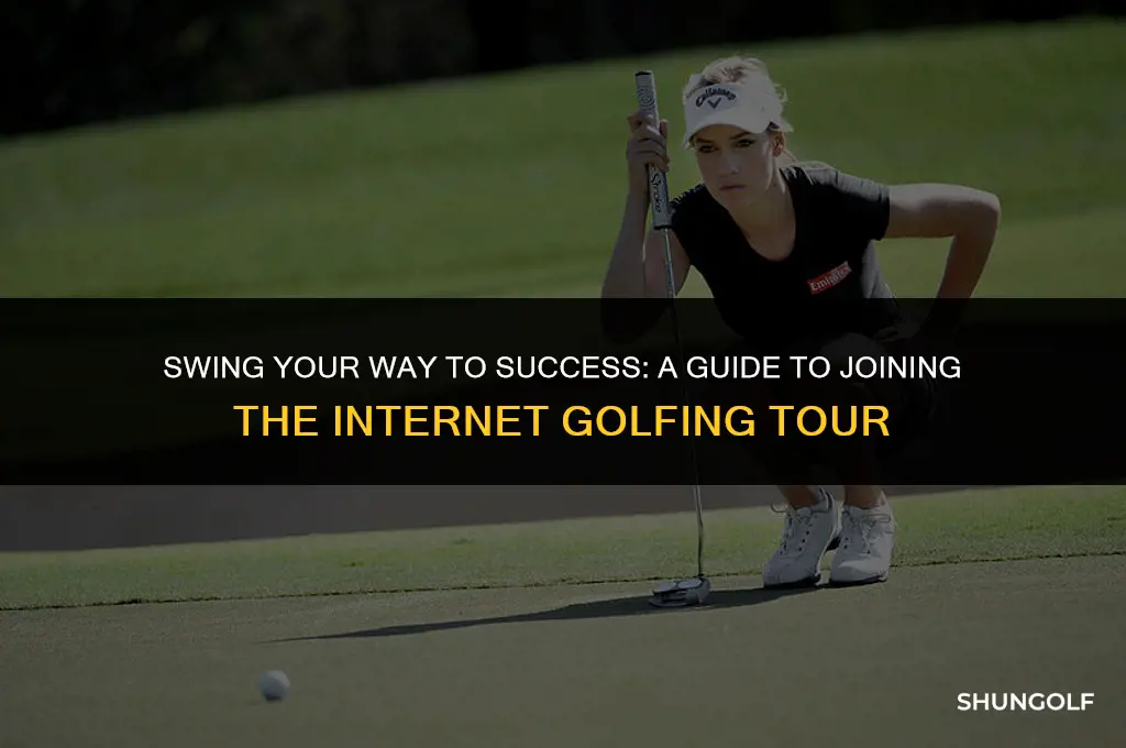 how to get on the internet golfing tour