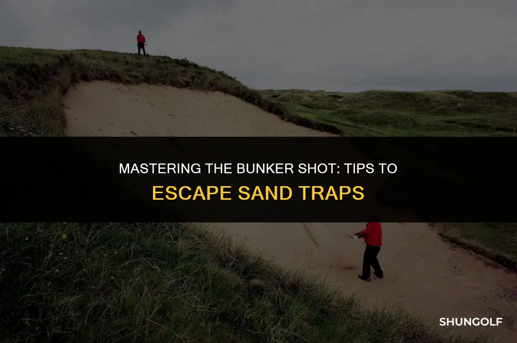 how to get out of a bunker golf