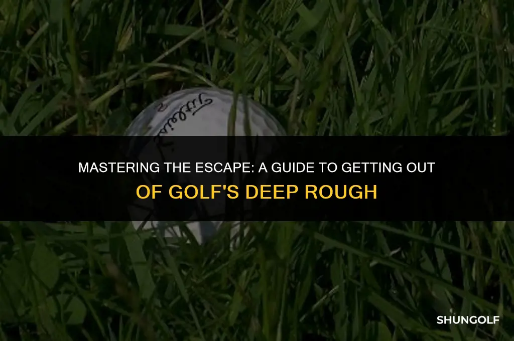 how to get out of deep rough in golf