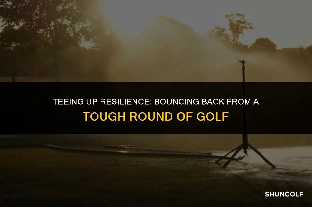 how to get over a bad day of golf
