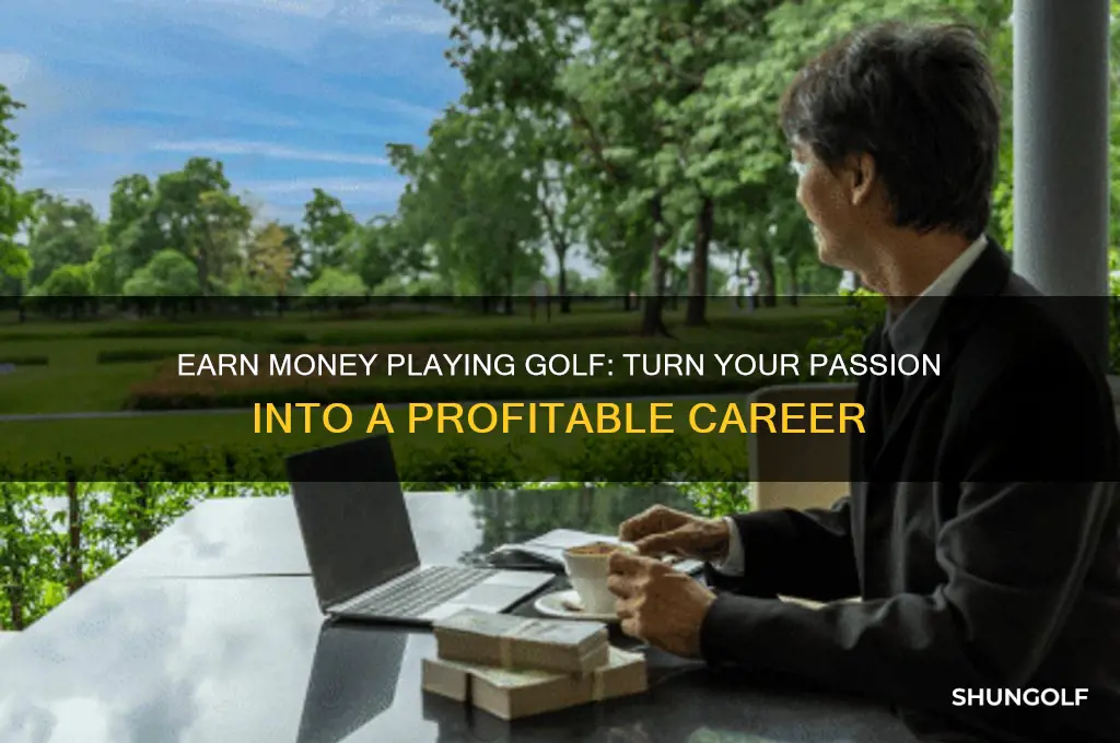 how to get paid to play golf