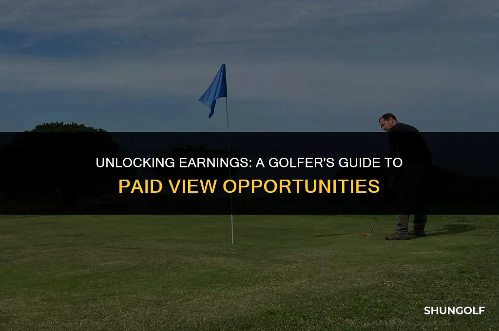 how to get pay for view golf