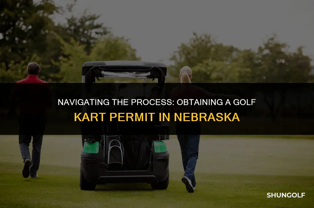 how to get permit for golf kart nebraska