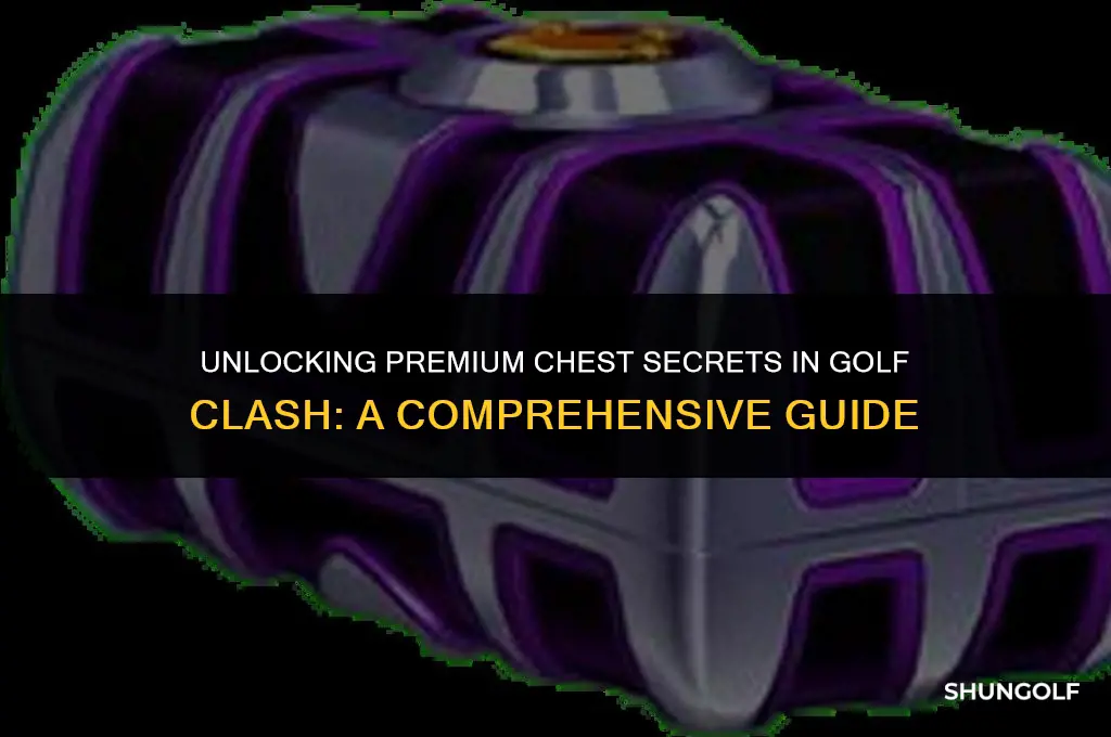 how to get premium chest golf clash