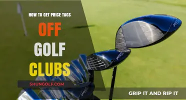 Effective Methods to Remove Price Tags from Golf Clubs Safely