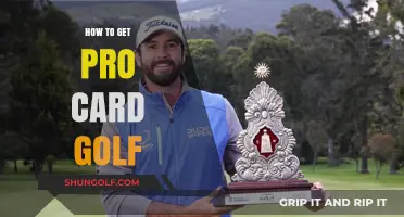 Unlocking the Green: A Guide to Obtaining Your Pro Golf Card