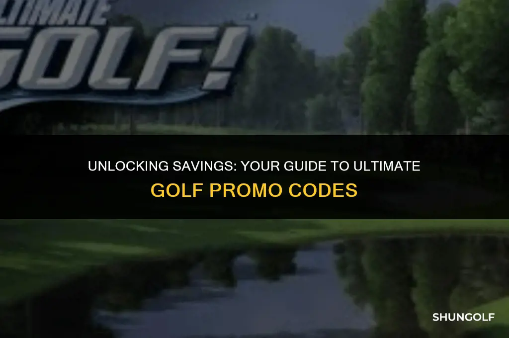how to get promo codes for ultimate golf