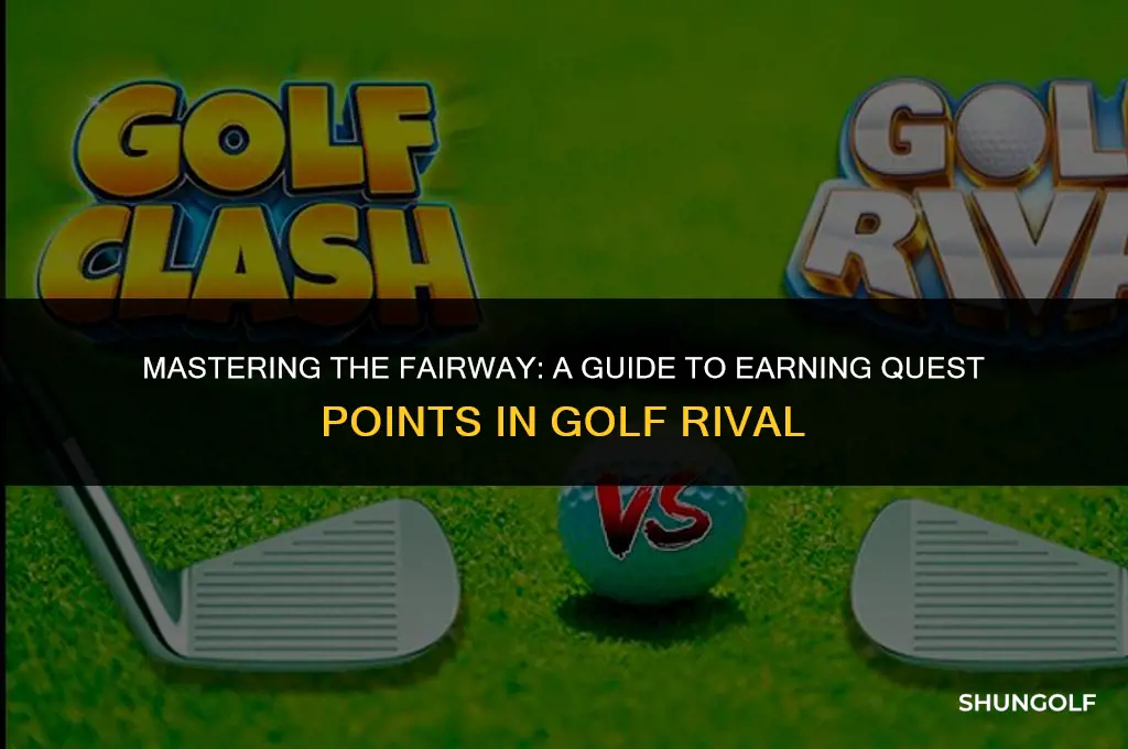 how to get quest points in golf rival
