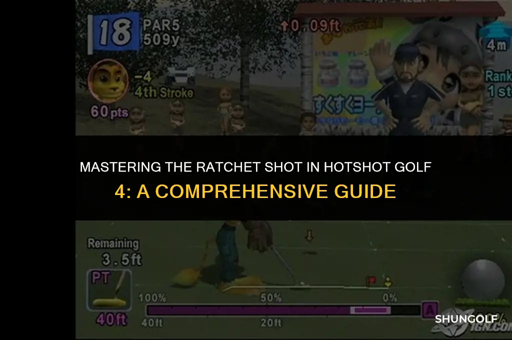 how to get ratchet in hotshot golf 4