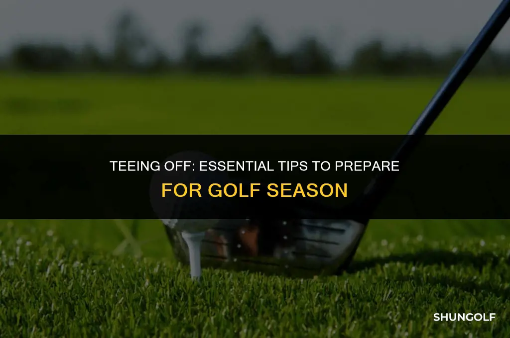 how to get ready for golf season
