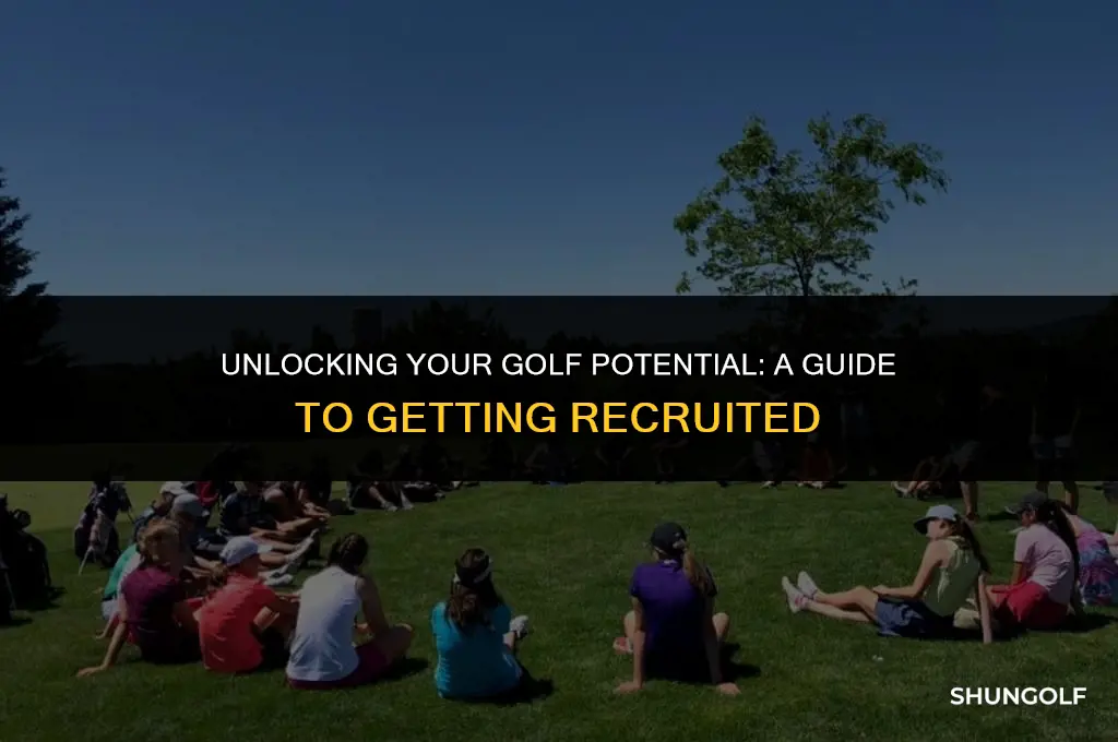 how to get recruited for golf
