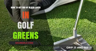 Reviving Your Golf Greens: A Guide to Removing Black Layers