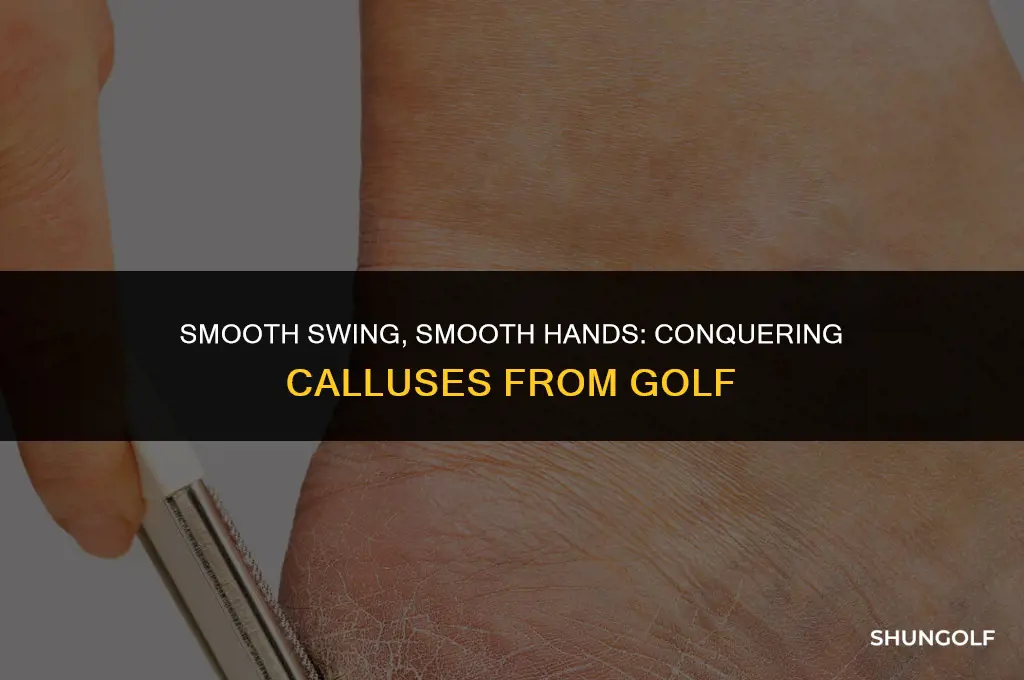 how to get rid of calluses on hands from golf