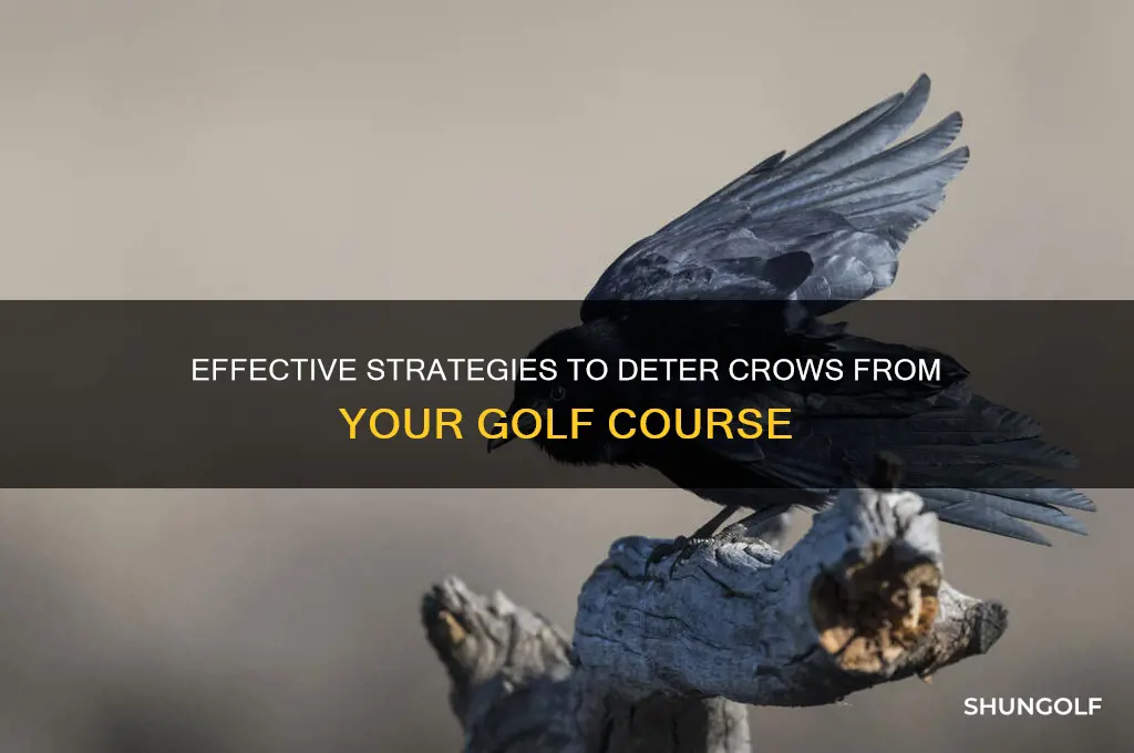 how to get rid of crows on golf course
