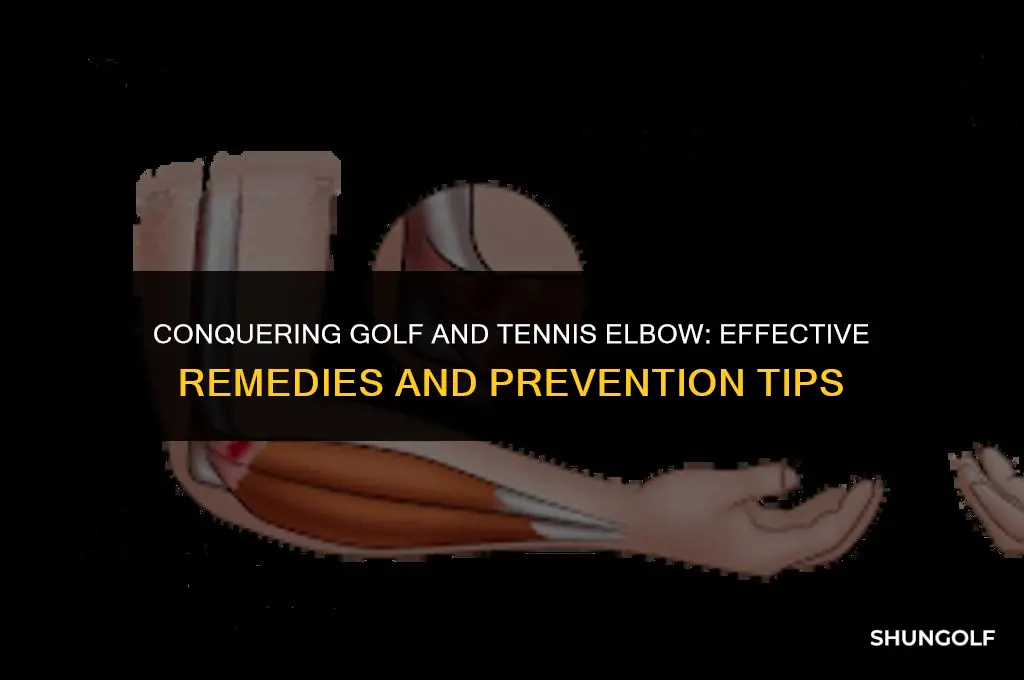 how to get rid of golf and tennis elbow