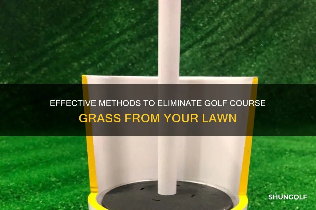 how to get rid of golf course grass