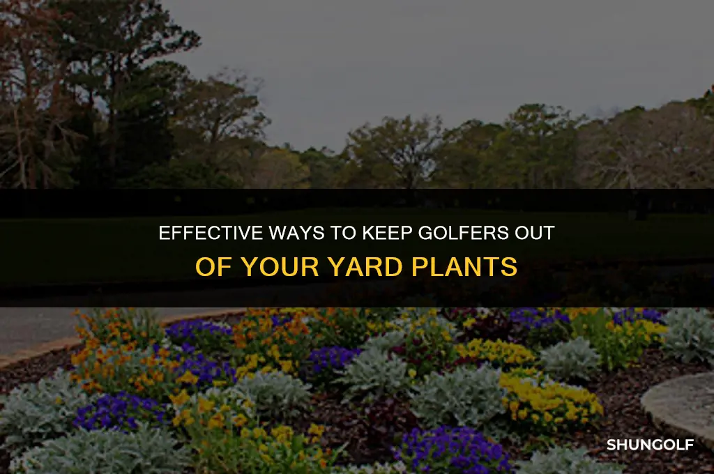how to get rid of golfer from yard plants