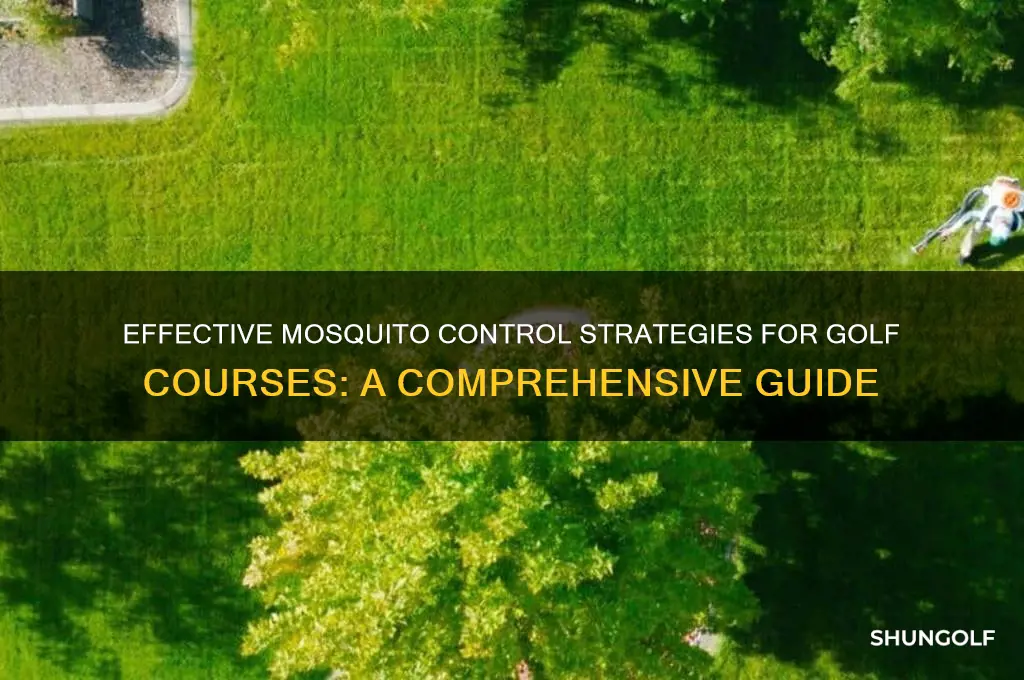 how to get rid of mosquitos golf course
