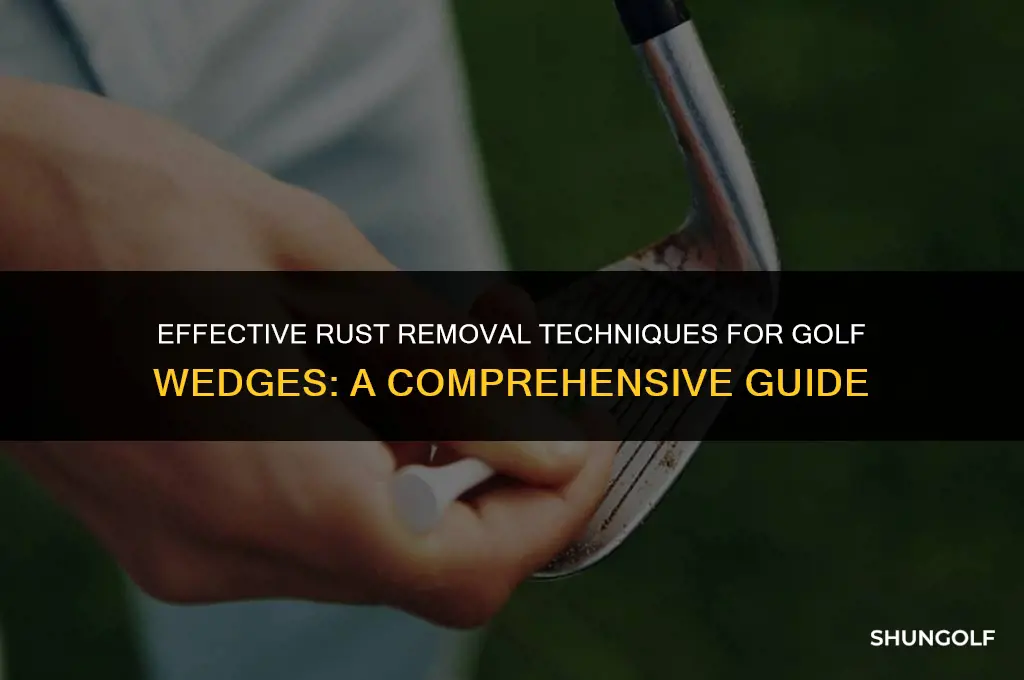 how to get rust off golf wedges