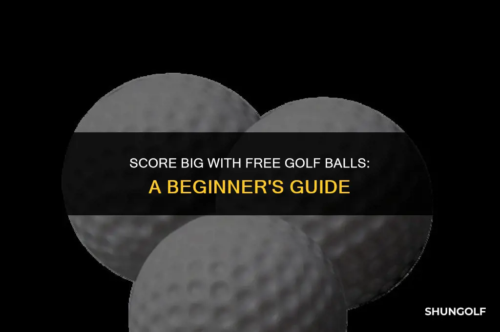 how to get sample golf balls