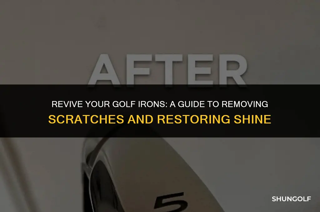how to get scratches off golf irons