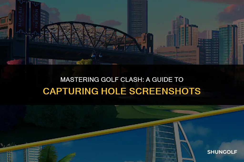 how to get screengrabs of golf clash holes