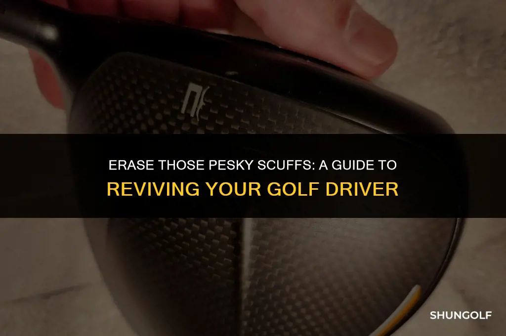 how to get scuff marks off golf driver